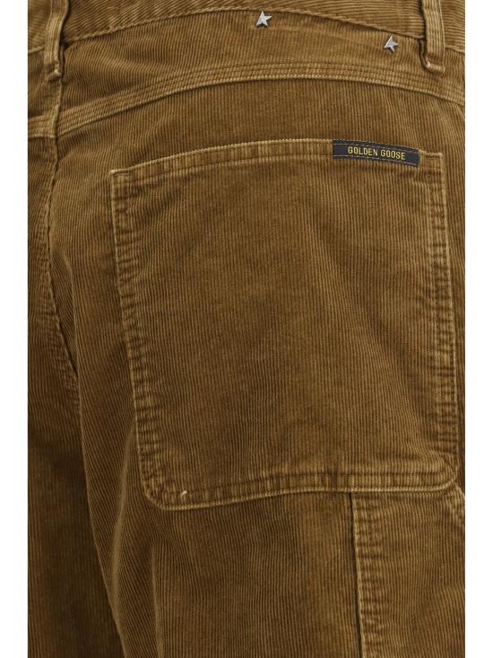 26FW 골든구스 스트레이트 팬츠 GMP01942P002596 20400 BROWN - GOLDEN GOOSE