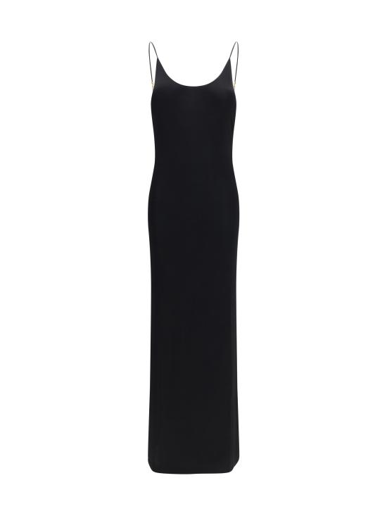 26FW 생로랑 원피스 876792Y38DS 1000 BLACK