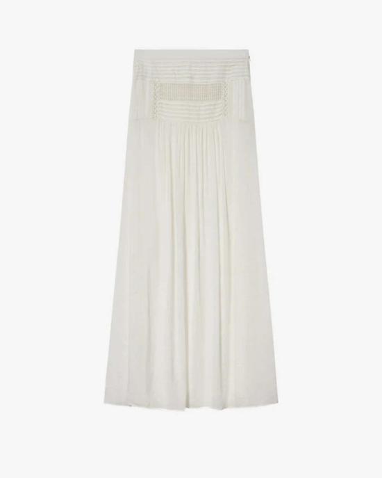 이자벨마랑 롱 스커트 Isabel Marant Pylka  화이트 - ISABEL MARANT