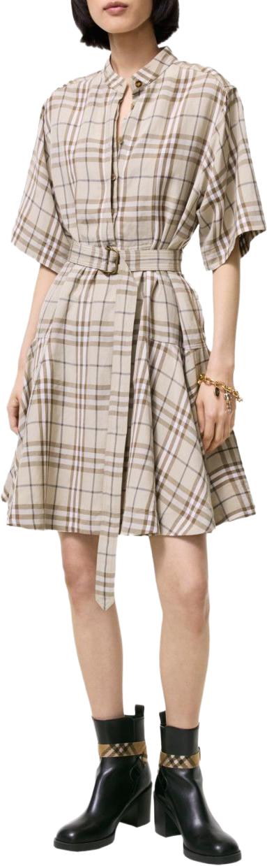 26FW 버버리 숏 원피스 8129690C5693 BEIGE - BURBERRY