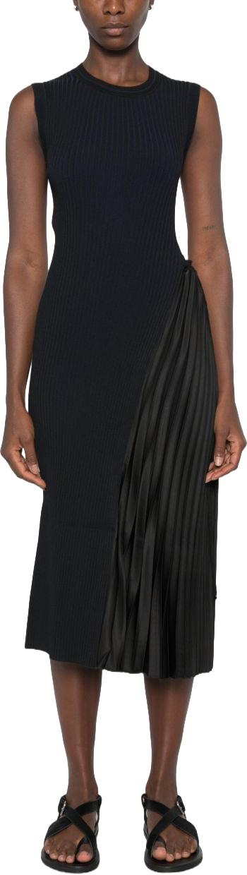 26FW 엠포리오 아르마니 미디 원피스 EW005144AF30197FC006 BLACK - EMPORIO ARMANI