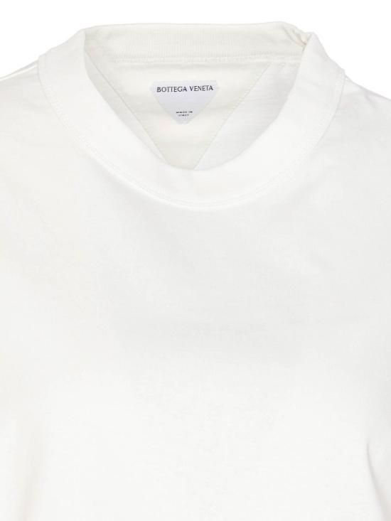 25SS 보테가베네타 반팔 티셔츠 815032V4ZL19310 White - BOTTEGA VENETA