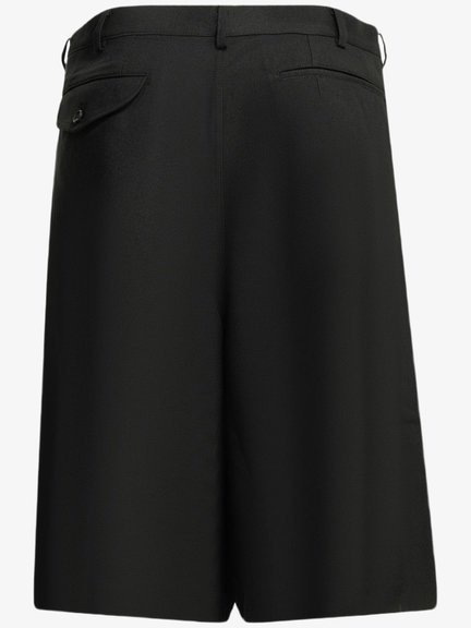 26SS 꼼데가르송 숏팬츠 FQP502S26 BLACK - COMME DES GARCONS