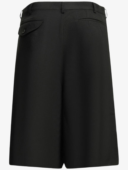26SS 꼼데가르송 숏팬츠 FQP502S26 BLACK - COMME DES GARCONS