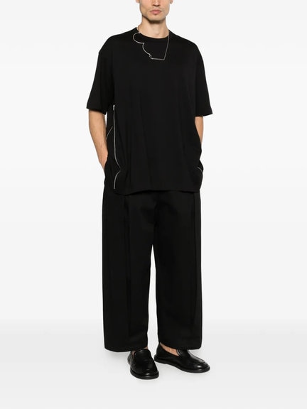 26SS 꼼데가르송 반팔 티셔츠 FQT010S26 BLACK - COMME DES GARCONS