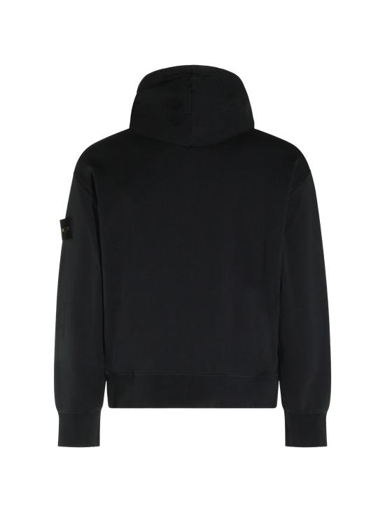 26FW 스톤 아일랜드 오가닉 코튼 플리스 와펜 집업 후드 티셔츠 L2S156100009S0051 V002A BLUENAVY - STONE ISLAND