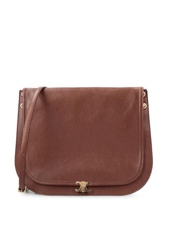 26FW 셀린느 소프트 트리옹프 베사체 서플 샤이니 램스킨 백 123632T88 28BK BRICK