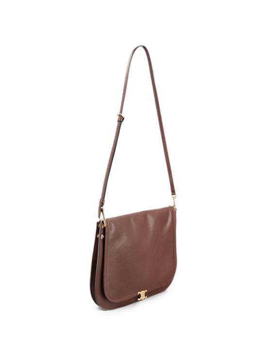 26FW 셀린느 소프트 트리옹프 베사체 서플 샤이니 램스킨 백 123632T88 28BK BRICK - CELINE