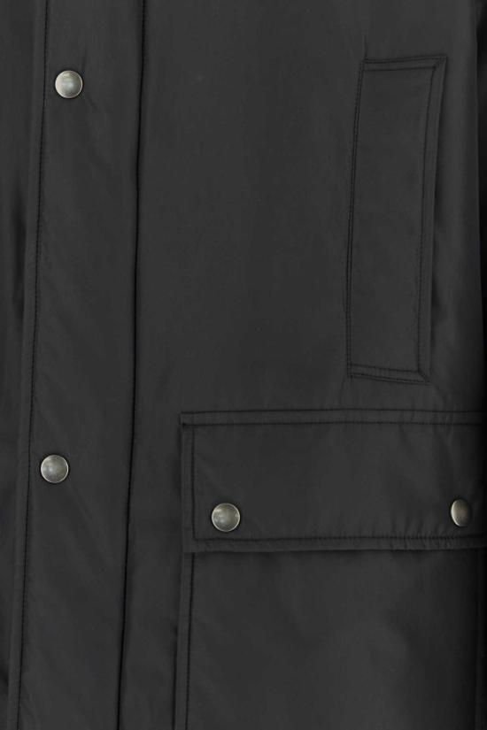  마르지엘라 자켓 메종  그래파이트 폴리에스터 패딩 재킷 워시드 블랙 - MAISON MARGIELA