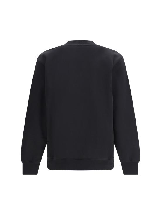  필립 플레인 긴팔 티셔츠 라운드넥 크루넥 스웨트셔츠 블랙 - PHILIPP PLEIN