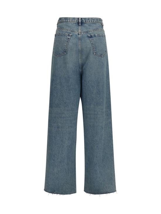 마르지엘라 스트레이트 팬츠 메종  와이드 레그 진 아이스 블루 - MAISON MARGIELA