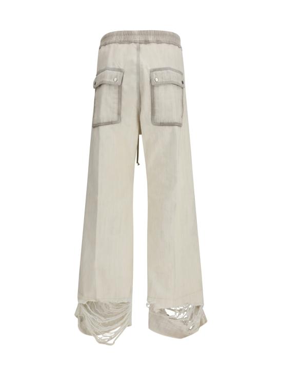  릭 오웬스 데님 와이드 벨라  팬츠 밀크 워시 - RICK OWENS