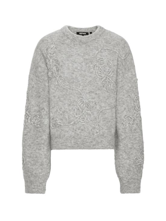 26FW 로테이트 스웨터 116606 1472 Light grey melange