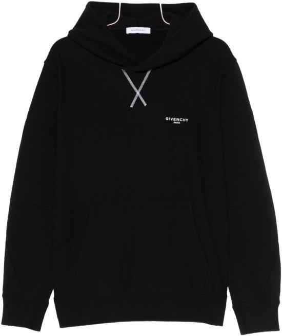 26SS 지방시 후드 티셔츠 BMJ0NH3YS1001 BLACK
