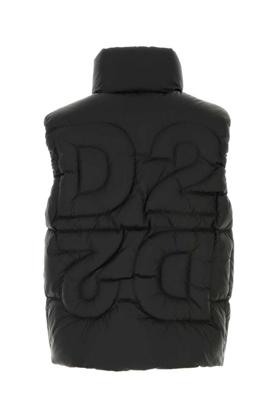  디스퀘어드2 패딩 조끼 Dsquared2 나일론 슬리브리스 다운 재킷 블랙 - DSQUARED2