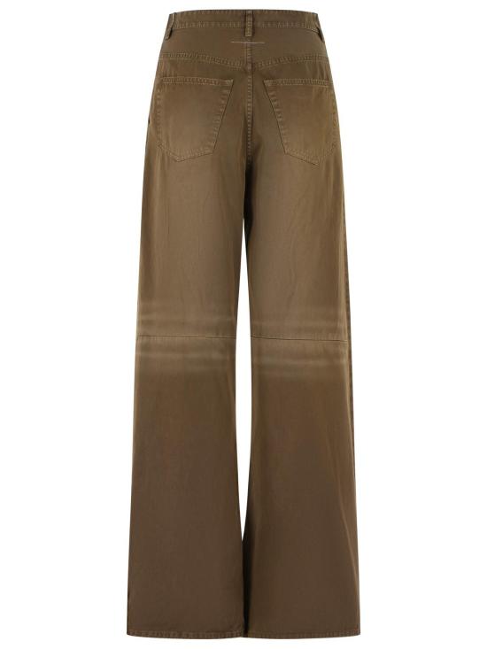 26FW MM6 메종마르지엘라 데님 팬츠 S52LA0269 M35435137 Brown - MM6 MAISON MARGIELA