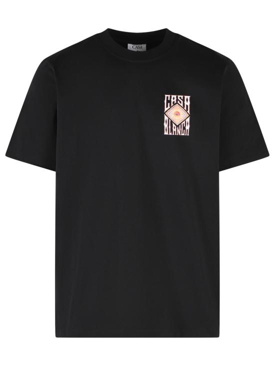 26FW 카사블랑카 폴로 티셔츠 M AW26 JTS 001 15BLACK JERSEY HERMONS MIRAGE