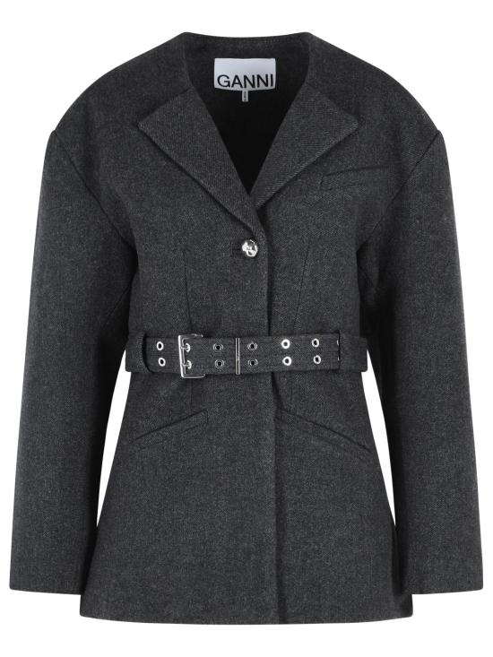 26FW 가니 코트 A1130013252 Grey