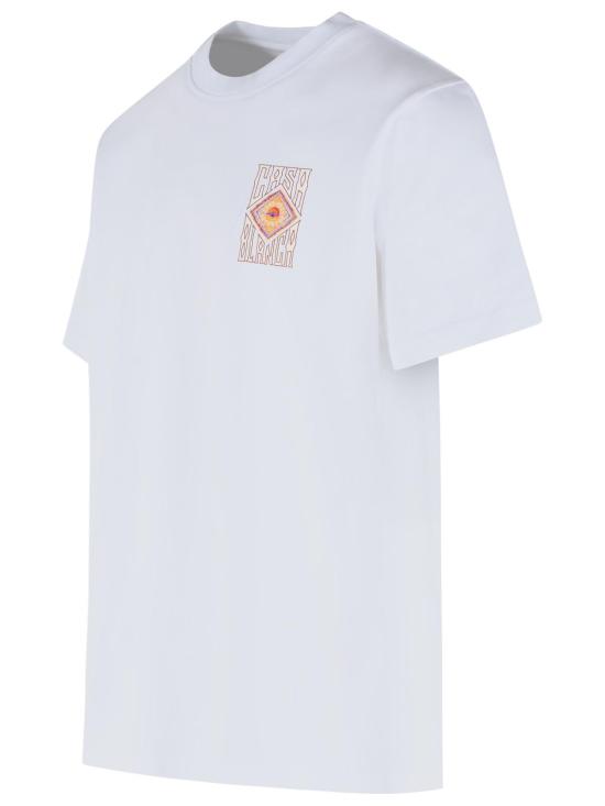 26FW 카사블랑카 폴로 티셔츠 M AW26 JTS 001 14BRIGHT WHITE JERSEY HERMONS - CASABLANCA