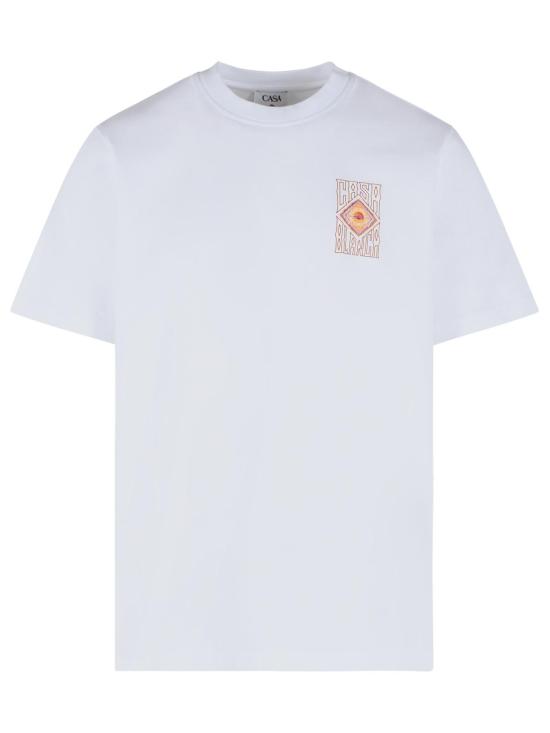 26FW 카사블랑카 폴로 티셔츠 M AW26 JTS 001 14BRIGHT WHITE JERSEY HERMONS