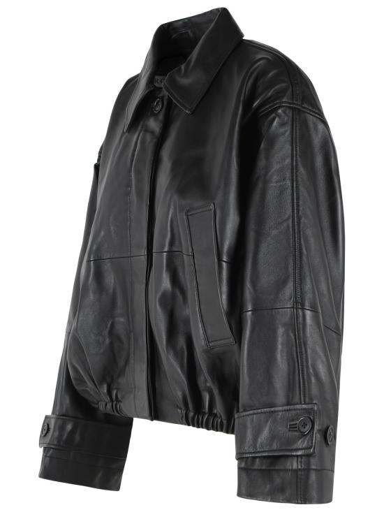 26FW 로에 가죽 자켓 420 11 248001 Black - ROHE