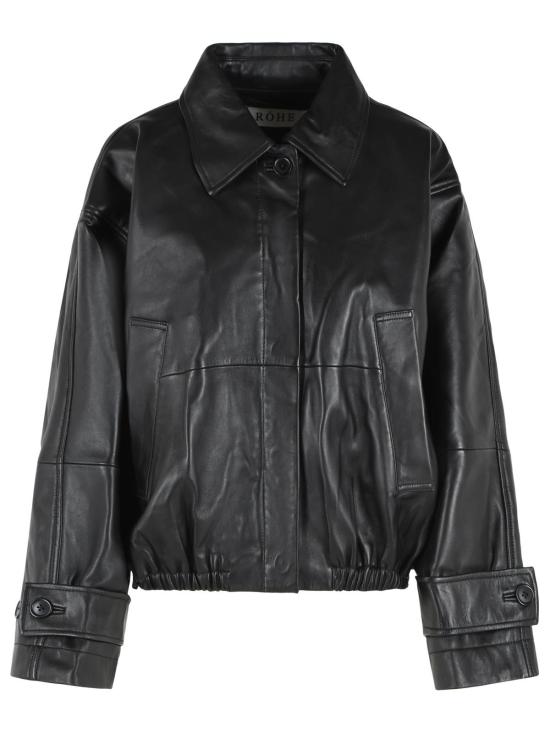 26FW 로에 가죽 자켓 420 11 248001 Black