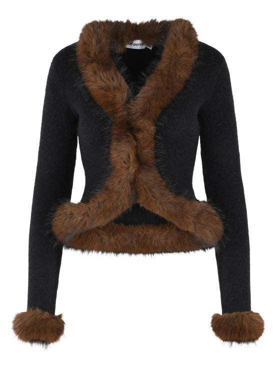 26FW 셀프 포트레이트 가디건 AW26 148C BBLACK