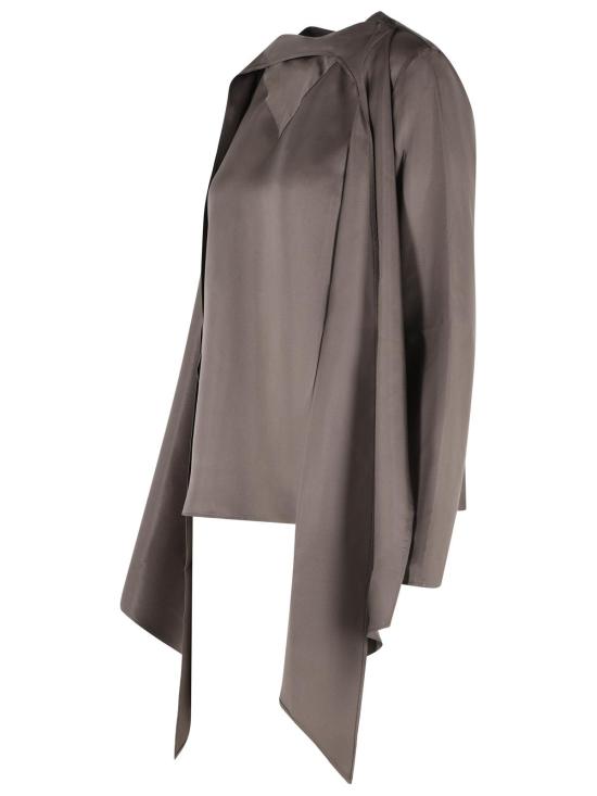 26FW 루루 드 세종 블라우스 GALADARK BROWN - LOULOU DE SAISON