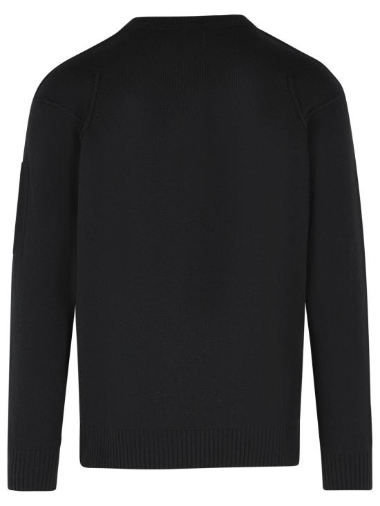26FW 씨피 컴퍼니 램스울 GRS 크루넥 렌즈 스웨터 RFCMKN707A 110149A999 Black - C.P. COMPANY