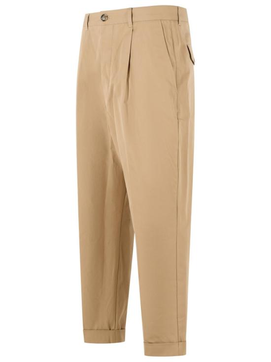26FW 아미 코튼 캐롯 오버사이즈 트라우저 HTR121 CO0132A184 Beige - AMI