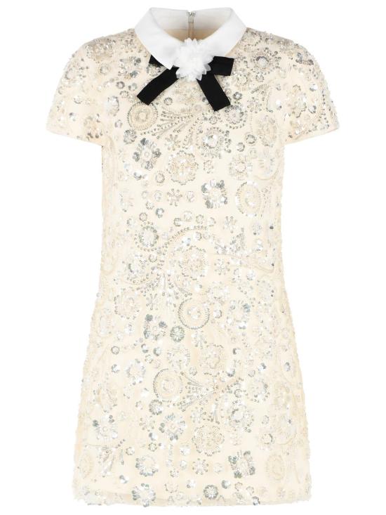 26FW 셀프 포트레이트 숏 원피스 AW26 019S CCREAM