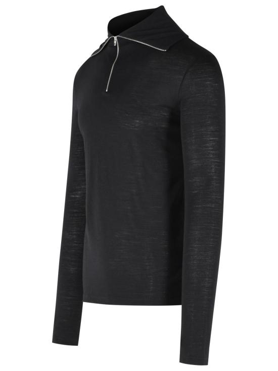 26FW 질샌더 폴로 티셔츠 J22GC0279 J70021001 Black - JIL SANDER
