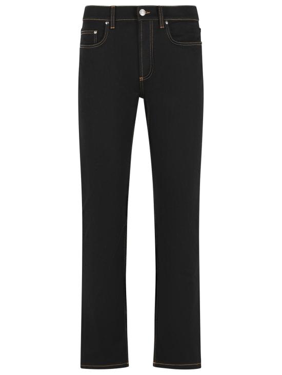 26FW 베르사체 데님 팬츠 1024363 1A186261D040 Black