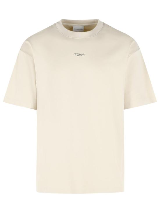 26FW 드롤드무슈 폴로 티셔츠 PERM TS202 CO002MT Ivory