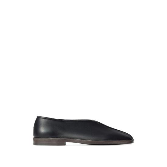 26FW 르메르 플랫 파이프드 슬리퍼 FO0291 LL0023 MU096 BLACK