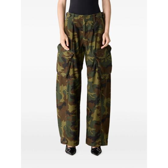 26FW 알13 스트레이트 팬츠 R13WR637 D489A GREEN GREEN BROWN