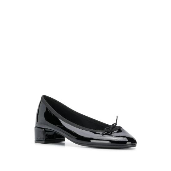 26FW 레페토 까미유 곰므 미들 힐 발레리나 V080VLUX CAMILLE BA 410 BLACK - REPETTO