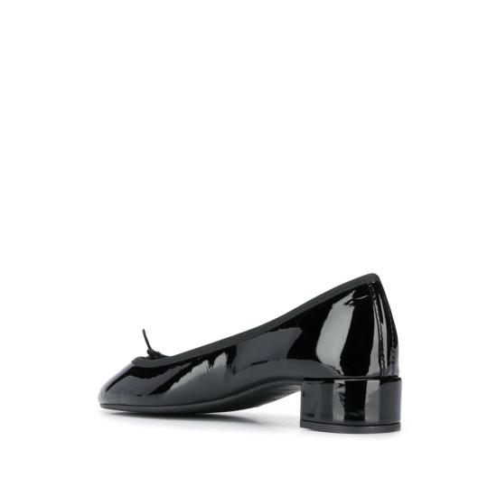 26FW 레페토 까미유 곰므 미들 힐 발레리나 V080VLUX CAMILLE BA 410 BLACK - REPETTO