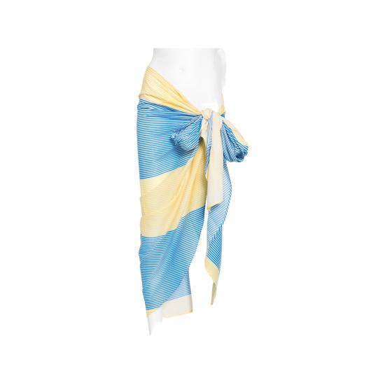 26FW 더프랭키샵 미디 스커트 THIRA WRAP YELLO BLUE YELLOW