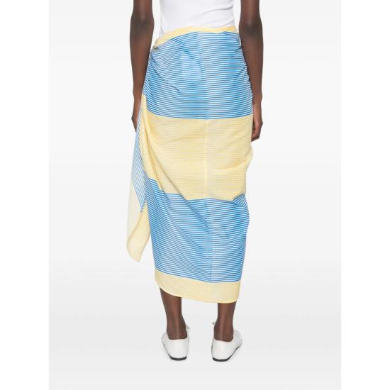 26FW 더프랭키샵 미디 스커트 THIRA WRAP YELLO BLUE YELLOW - THE FRANKIE SHOP
