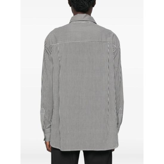 26FW 더프랭키샵 셔츠 PERI COTTON BKWHI WHITE BLACK - THE FRANKIE SHOP