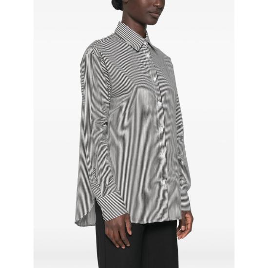 26FW 더프랭키샵 셔츠 PERI COTTON BKWHI WHITE BLACK - THE FRANKIE SHOP
