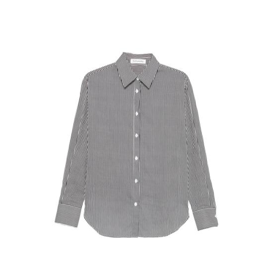 26FW 더프랭키샵 셔츠 PERI COTTON BKWHI WHITE BLACK