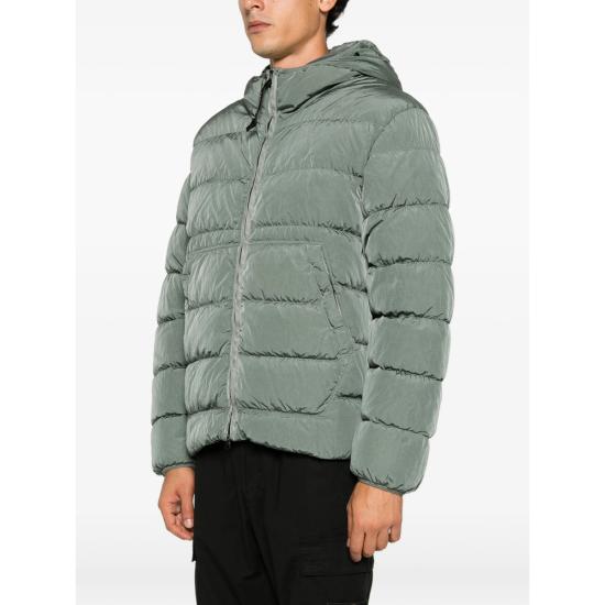 26FW 씨피 컴퍼니 숏패딩 MOW011A00 5904G 950 GREEN - C.P. COMPANY