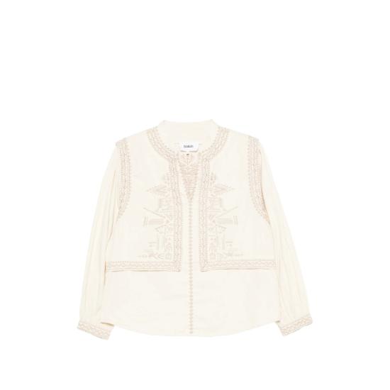 26FW 바쉬 블라우스 LAURA ECRU NEUTRALS