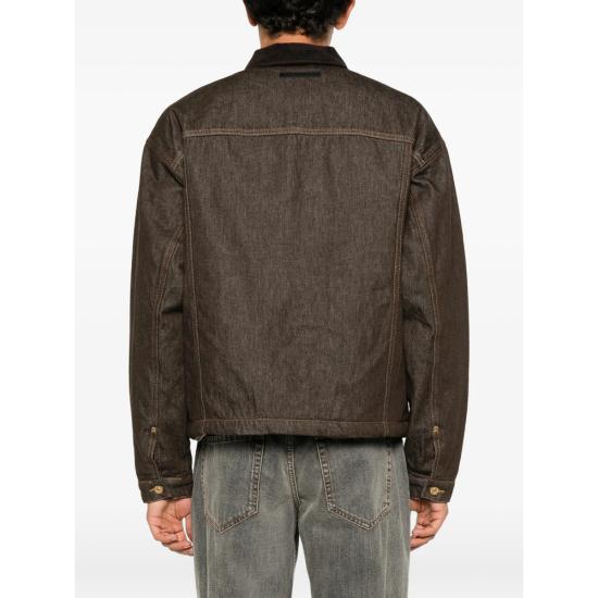 26FW 세븐포올맨카인드 데님 자켓 7TEM0H19 PLEATED JA 3TW BROWN - 7 FOR ALL MANKIND