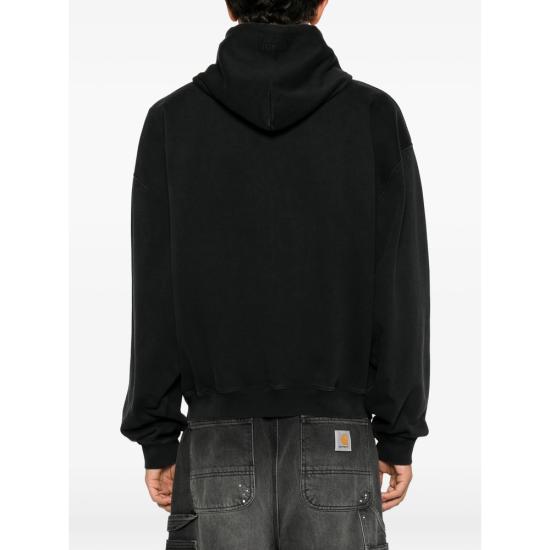 26FW 베트멍 니트웨어 MH27ZU141B BKWHI BLACK - VETEMENTS