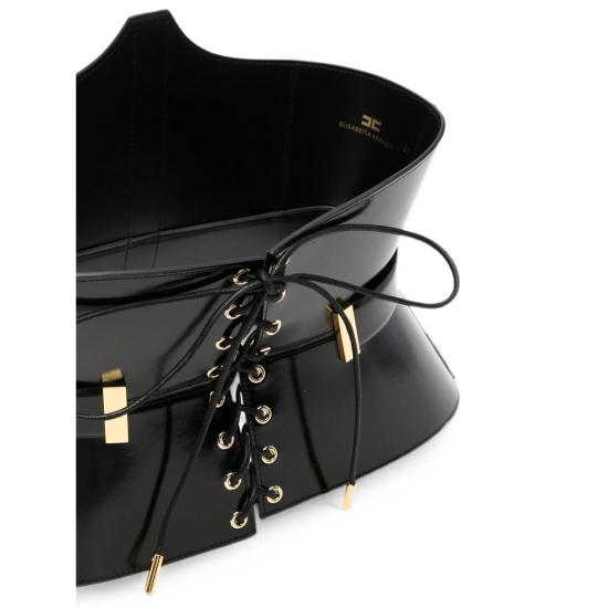 26FW 엘리자베타프랜치 레귤러 벨트 CT58S67E2 110 BLACK - ELISABETTA FRANCHI