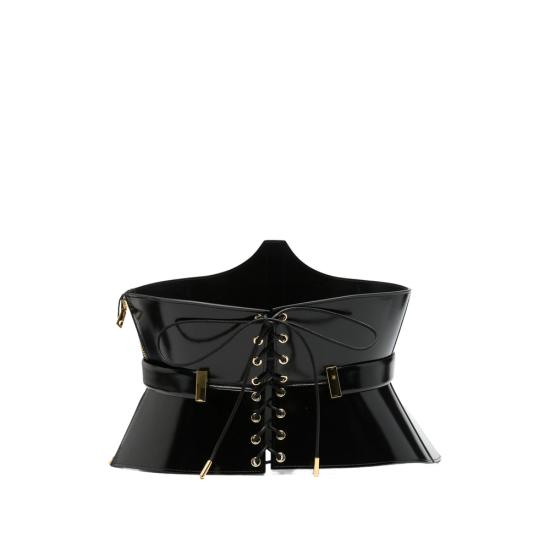 26FW 엘리자베타프랜치 레귤러 벨트 CT58S67E2 110 BLACK - ELISABETTA FRANCHI