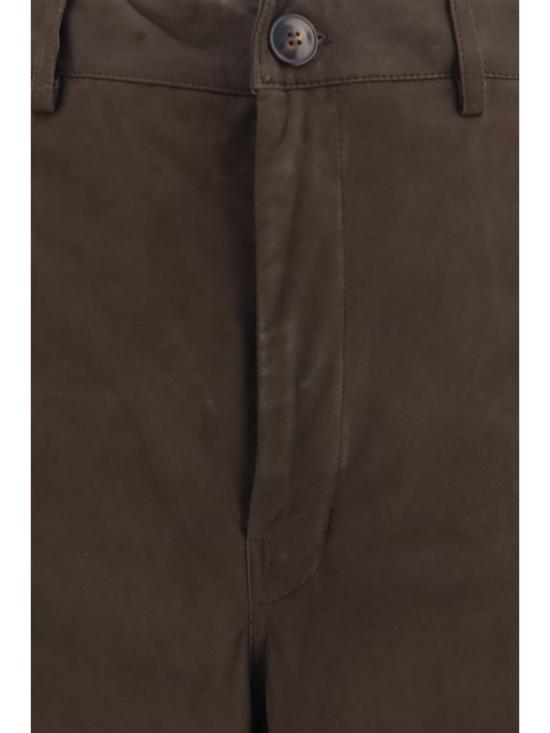  릭 오웬스 스트레이트 팬츠 와이드 레그 스웨이드 팬츠 - RICK OWENS
